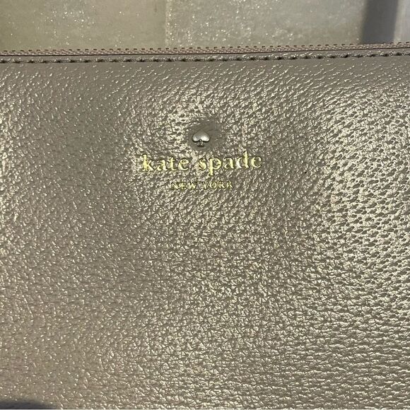 KATE SPADE Grand Street Colorblock Lydia hand bag tote bag tan black - Picture 4 of 16